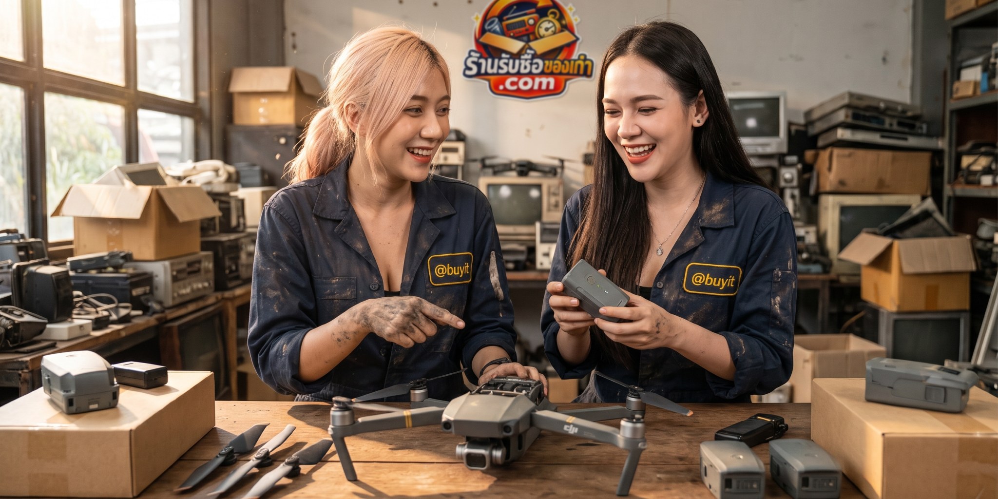 ขายDrone เก่า มือสอง DJI ราคาดี รับถึงที่ 24 ชม. แนวทางการตรวจสอบรอบชาร์จแบตเตอรี่และสภาพใบพัด